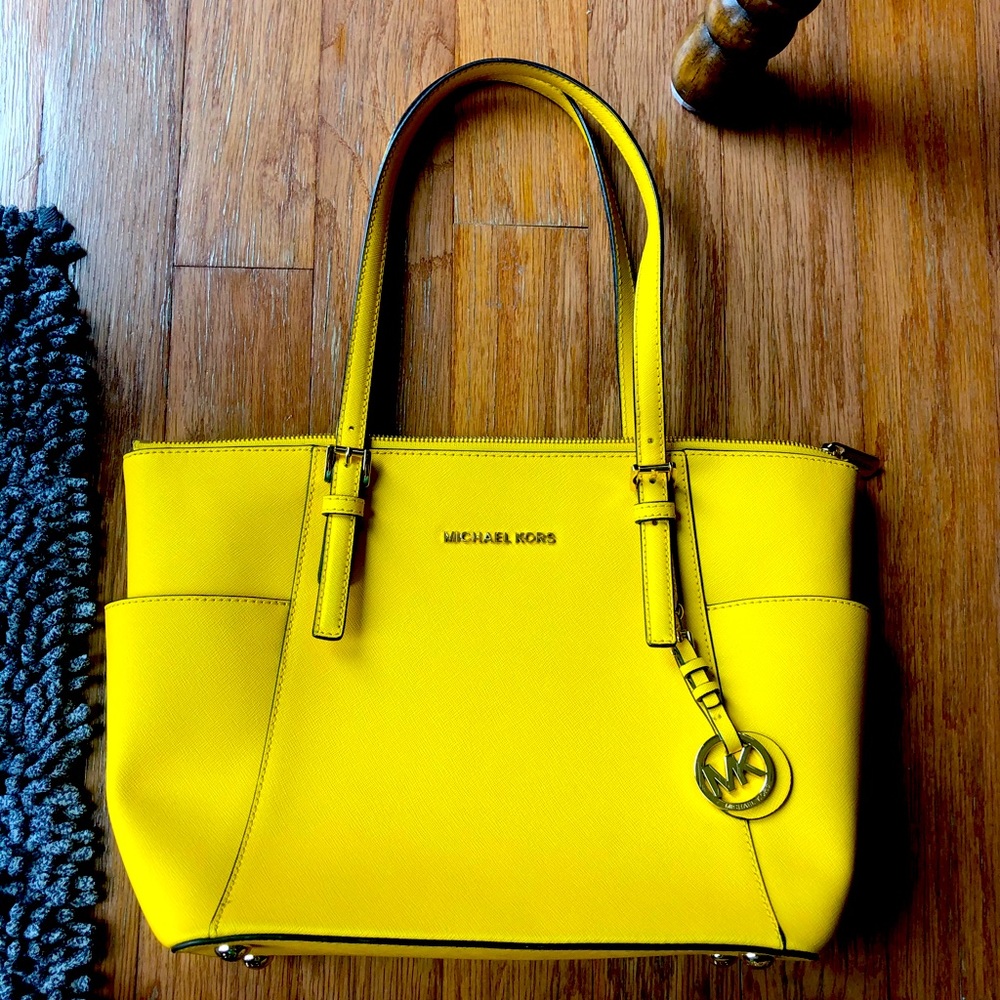 Michael Kors Yellow Purse